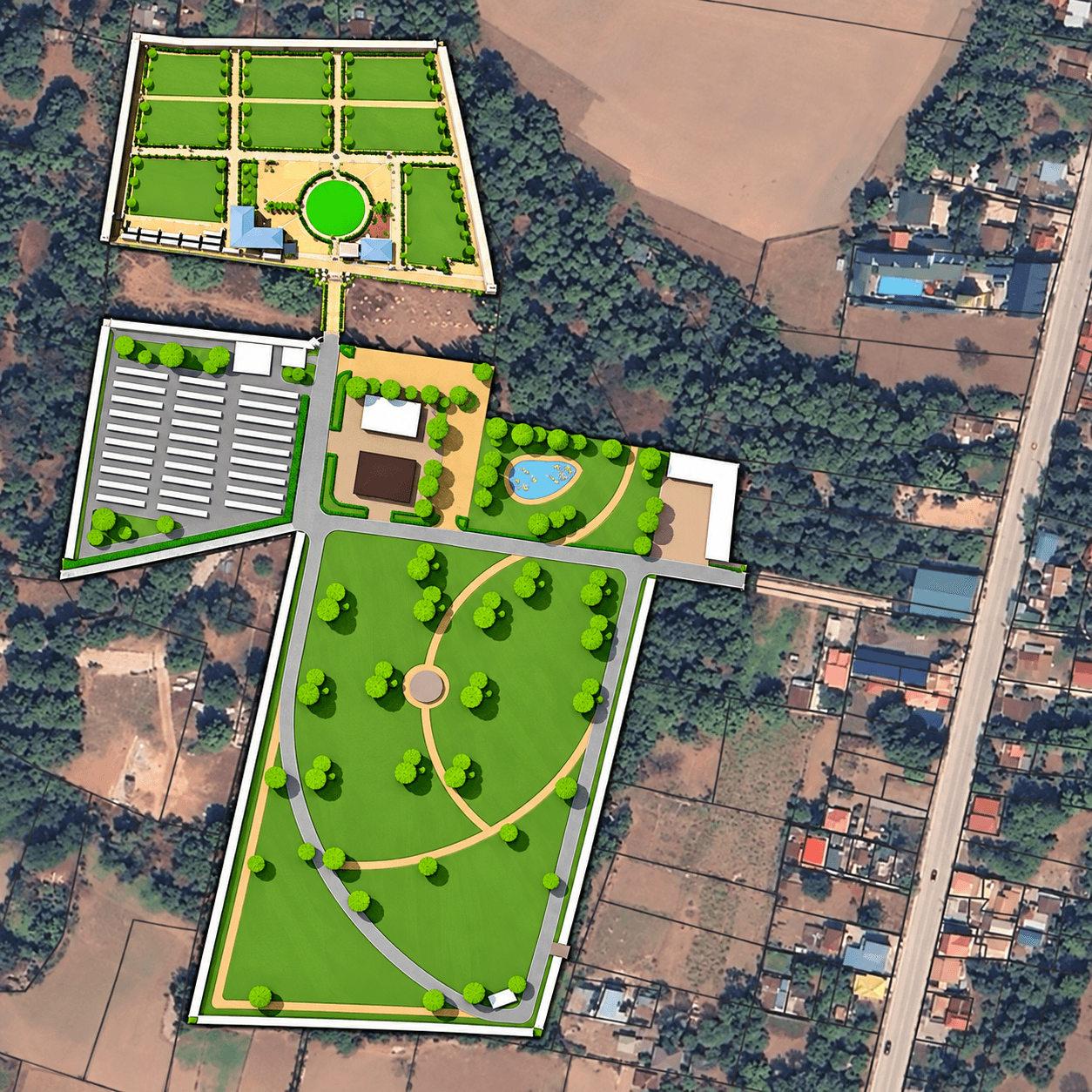 Naguilian Paradise Garden cemetery master plan
